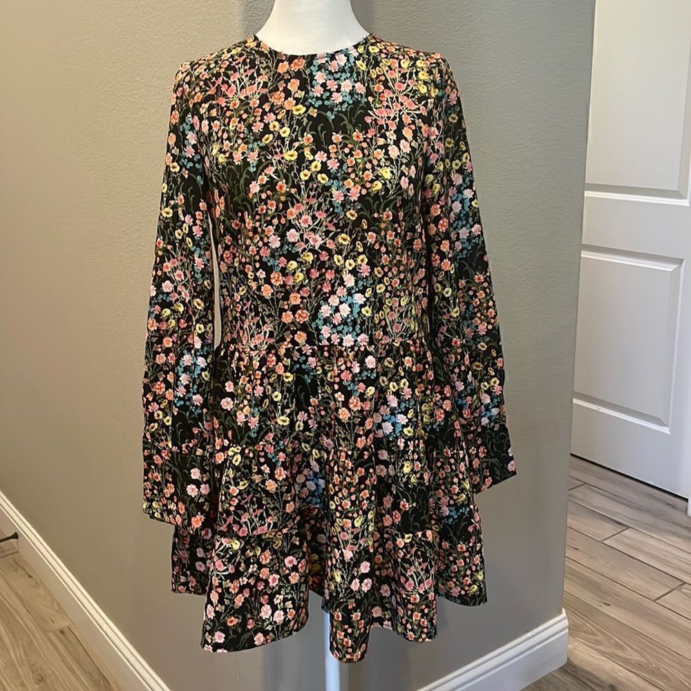 Zara Garden Floral Long Sleeve Romper
